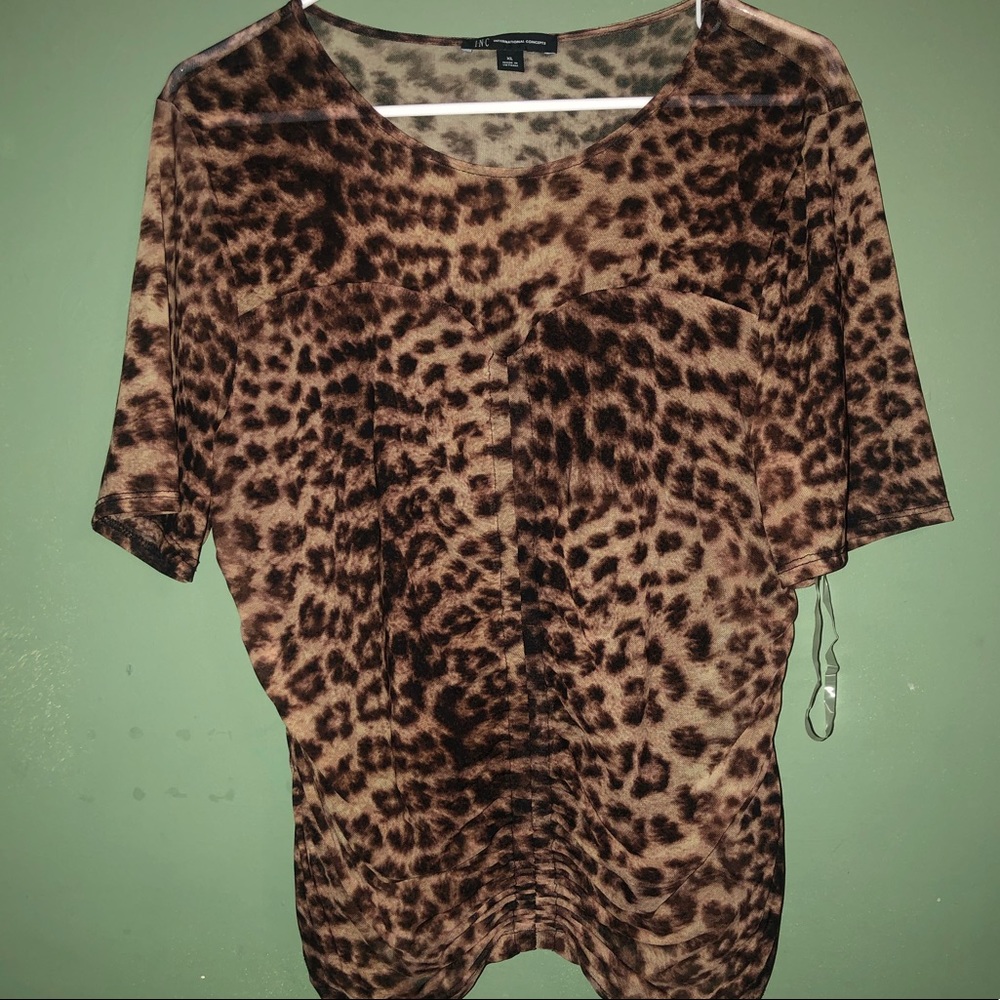 Animal Print Blouse XL🐆